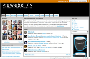 University Web Developers Network on Ning