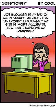 comic: improving search rankings question
