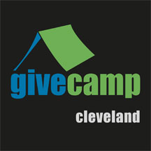 Small Black Cleveland GiveCamp Logo